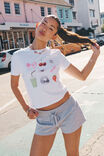 Everyday Graphic Tee, WHITE/FAV THINGS - alternate image 1