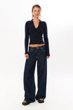 Clem Cable Knit Jumper, NAVY LEAGUE - alternate image 2