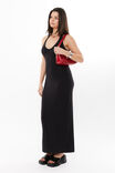 Soft Halter Maxi Dress, BLACK - alternate image 5