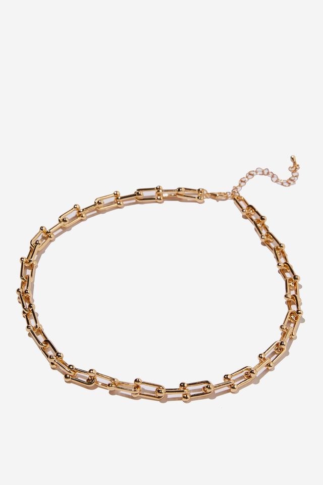 Ellie Chunky Necklace, GOLD