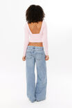 Luxe Kya Long Sleeve Top, ROSETTE PINK - alternate image 3