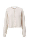 Brydie Button Through Cardigan, BEIGE WHIP - alternate image 6
