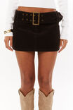 Gwen Corduroy Mini Skirt, BRUNETTE BROWN - alternate image 4