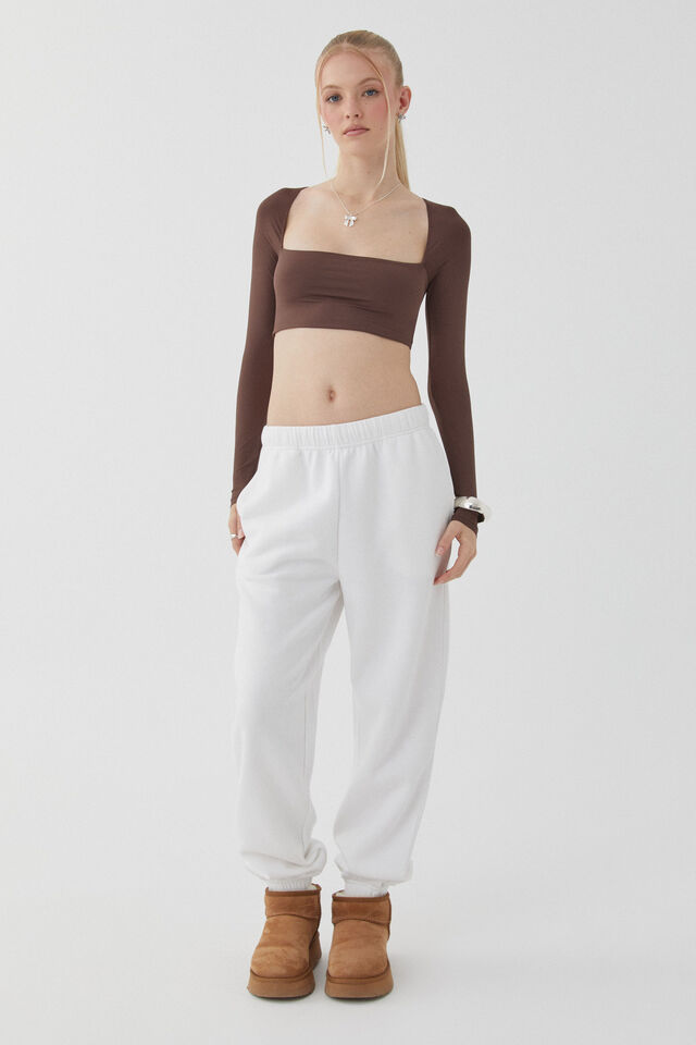 90S Jogger Track Pant, CLOUD WHITE