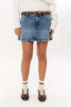 Maya Denim Mini Skirt, ARCTIC BLUE - alternate image 3