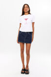 Everyday Graphic Tee, WHITE/CHERRYTINI - alternate image 2