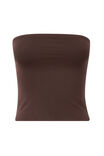 Soft Longline Tube Top, ESPRESSO BROWN - alternate image 6