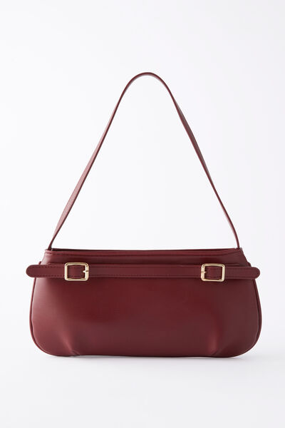 Emerson Shoulder Bag, DARK PLUM