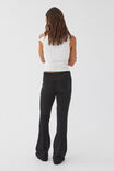 Fold Back Flare Pant, BLACK - alternate image 3