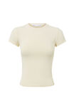 Luxe Longline Tee, LEMON PUFF - alternate image 6