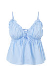 Tori Babydoll Cami, BLUE STRIPE - alternate image 6