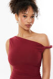 Soft Brianna Mini Dress, DEEP CHERRY - alternate image 4