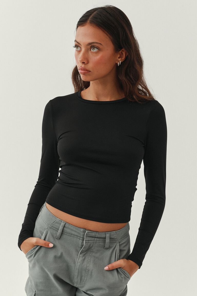 Miley Long Sleeve Fitted Top