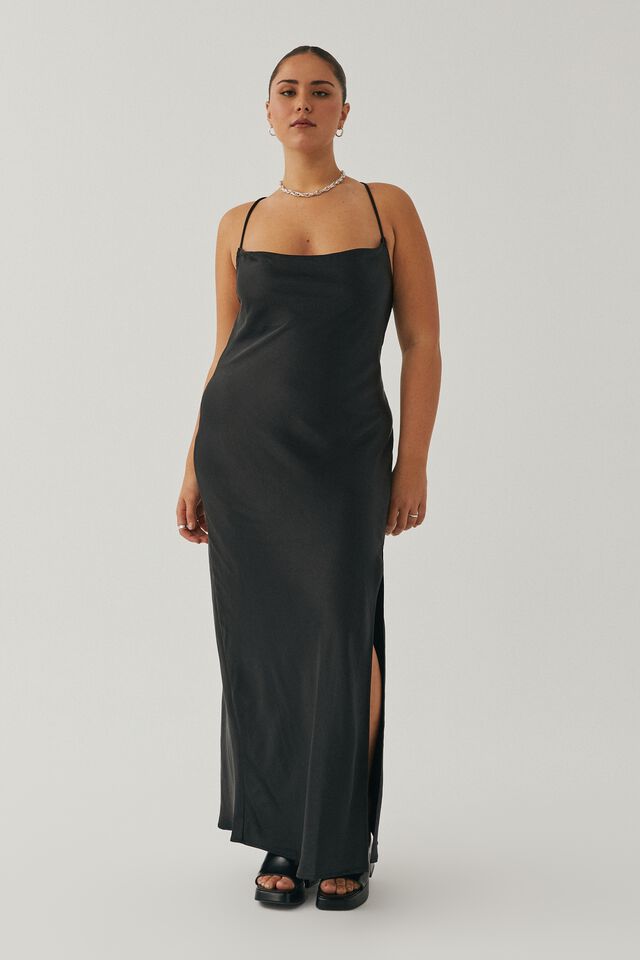 Shop Formal Dress - Caitlyn Cowl Neck Maxi Dress secondary image