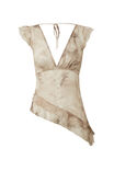 Lilly Sleeveless Top, SALERNO FLORAL MOCCHA - alternate image 6
