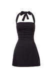 Kylie Halter A-Line Mini Dress, BLACK - alternate image 6
