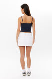 Luxe Strappy V Neck Cami, ALL STAR NAVY - alternate image 3