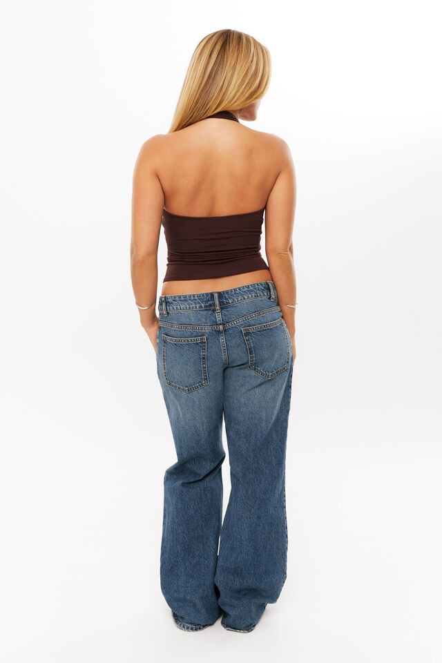 Luxe Halter Top, CHOC CHERRY