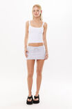 Elsie Fleece Micro Skort, LIGHT GREY MARLE - alternate image 2