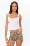 Riri Scoop Neck Tank, WHITE - alternate image 1