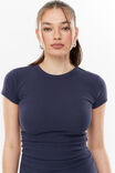 Tattiana T-Shirt Ruched Mini Dress, ALL STAR NAVY - alternate image 4