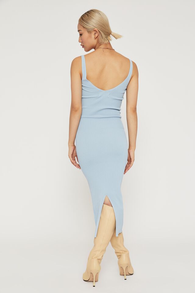 Millie Knit Midi Dress, CLOUD BLUE