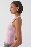 Luxe Halter Top, MUTED ORCHID - alternate image 4