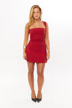 Alora A-Line Mini Dress, BOYSENBERRY - alternate image 1