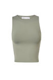 Luxe Cropped Tank, DESERT SAGE - alternate image 6