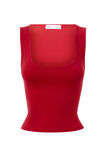 Kirra Scoop Tank, LIPSTICK RED - alternate image 6
