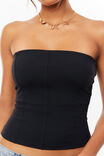 Sammy Strapless Top, BLACK - alternate image 4