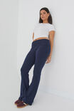 Fold Back Flare Pant, ALL STAR NAVY - alternate image 5