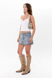 Khloe V Neck Halter Top, WHITE - alternate image 5
