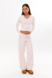 Katie Zip Through Knit Hoodie, GLOSS PINK - alternate image 2