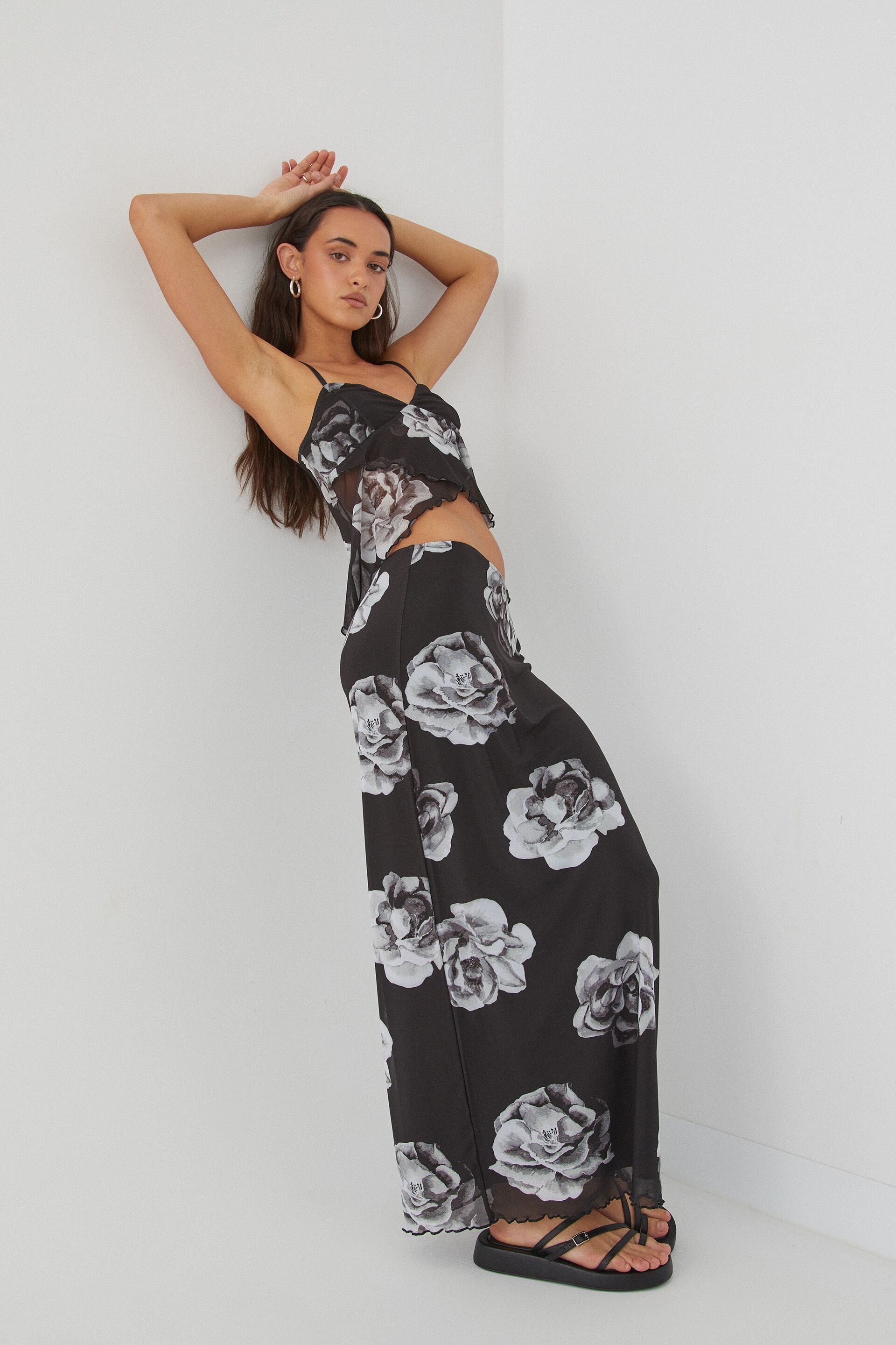 Macy Mesh Maxi Skirt