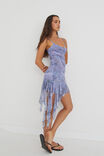 Harriet Asymmetrical Frill Mini Dress, JOSEPHINE BLUE - alternate image 3
