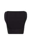 Luxe Low Back Crop Top, BLACK - alternate image 7