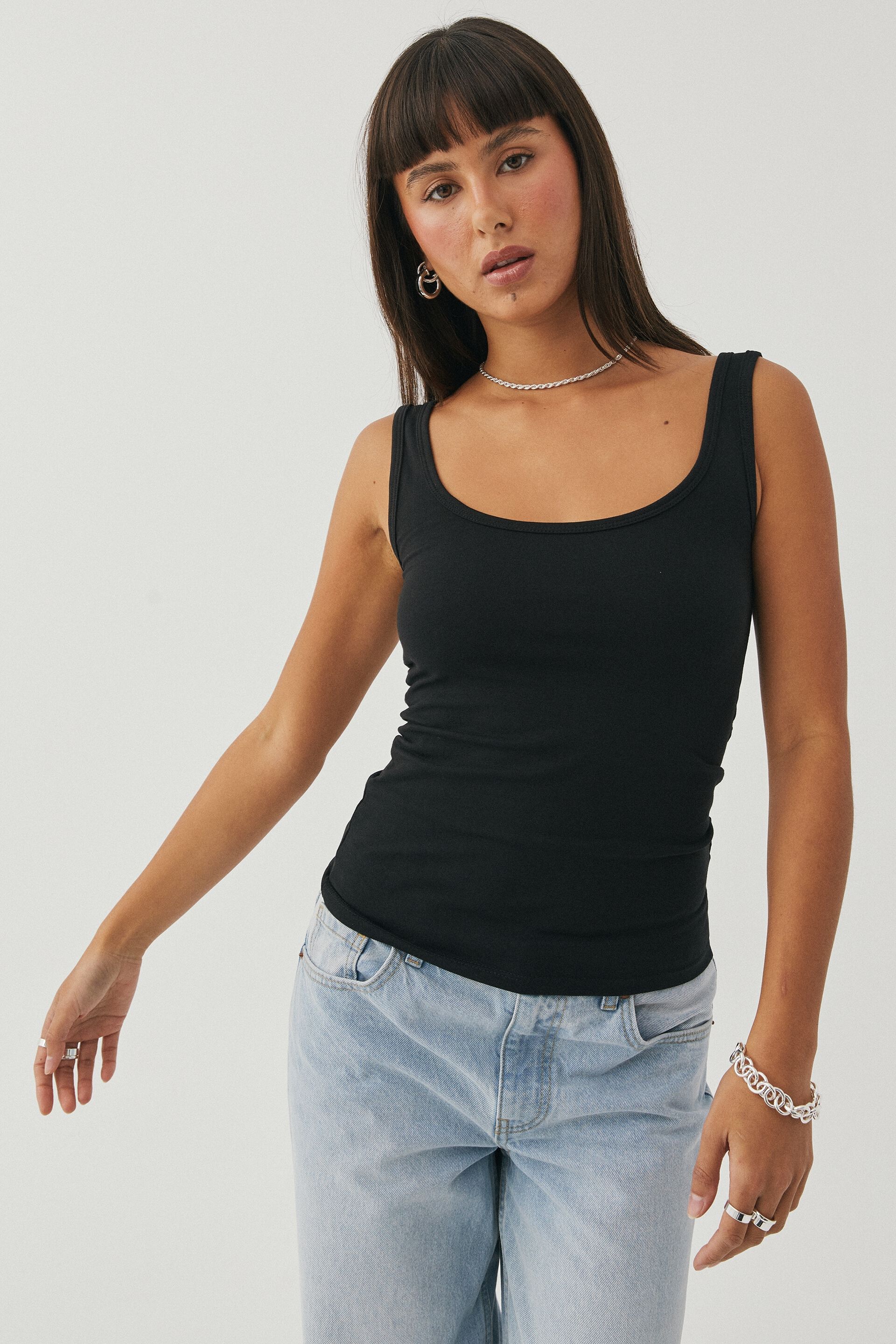 Thick strap sale tank top
