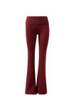 Fold Back Flare Pant, DARK PLUM - alternate image 6
