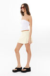 Luxe A-Line Mini Skirt, LEMON PUFF - alternate image 5