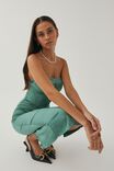 Harlyn Strapless Corset Midi Dress, TEAL MIST - alternate image 4