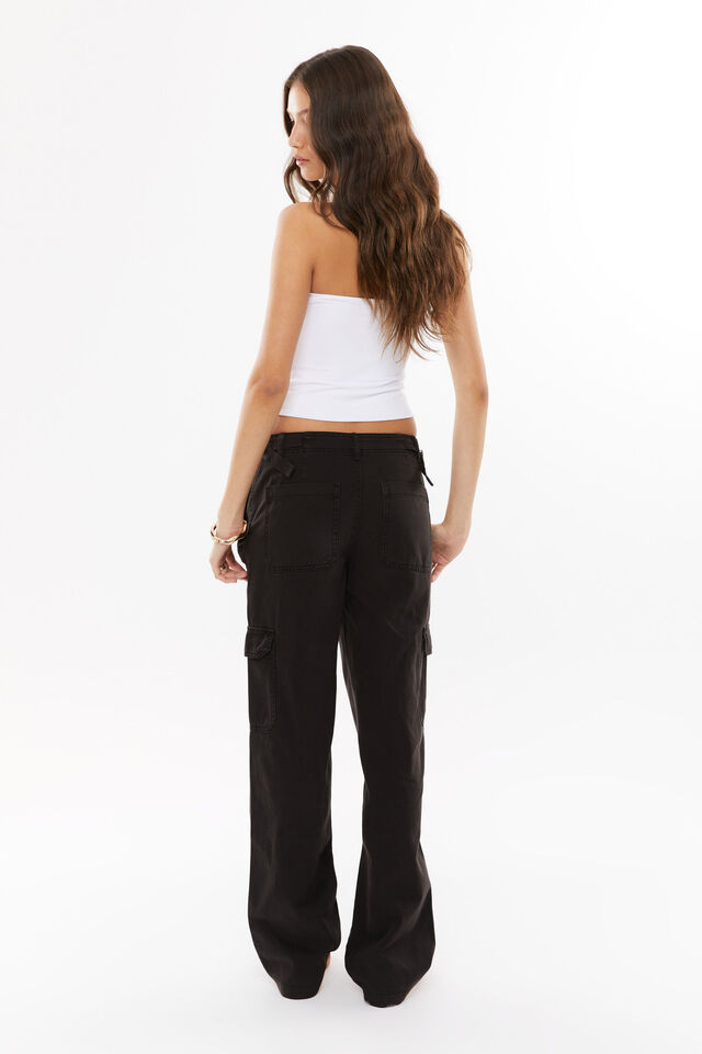 Matilda Cargo Pant, BLACK