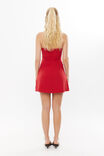 Orla Halter Mini Dress, LIPSTICK RED - alternate image 3
