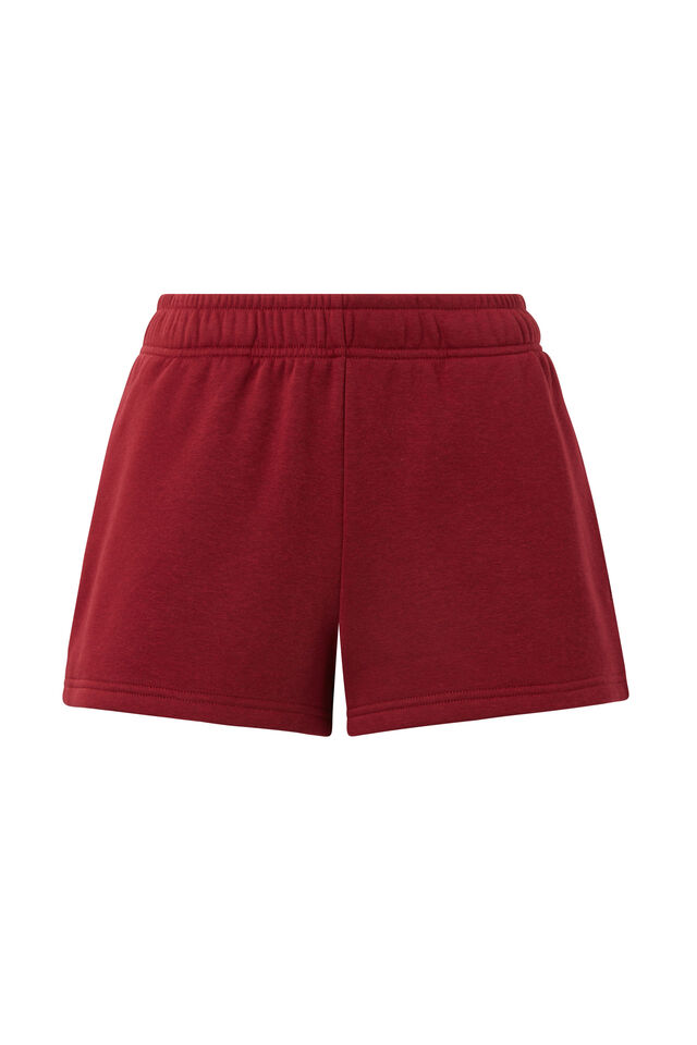 Malia Sweat Short, DEEP CHERRY