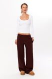 Jordyn Wide Leg Track Pant, WINTER WINE - alternate image 5