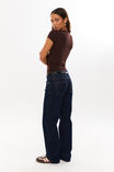 Low Rise Straight Jean, NIGHT INDIGO - alternate image 3