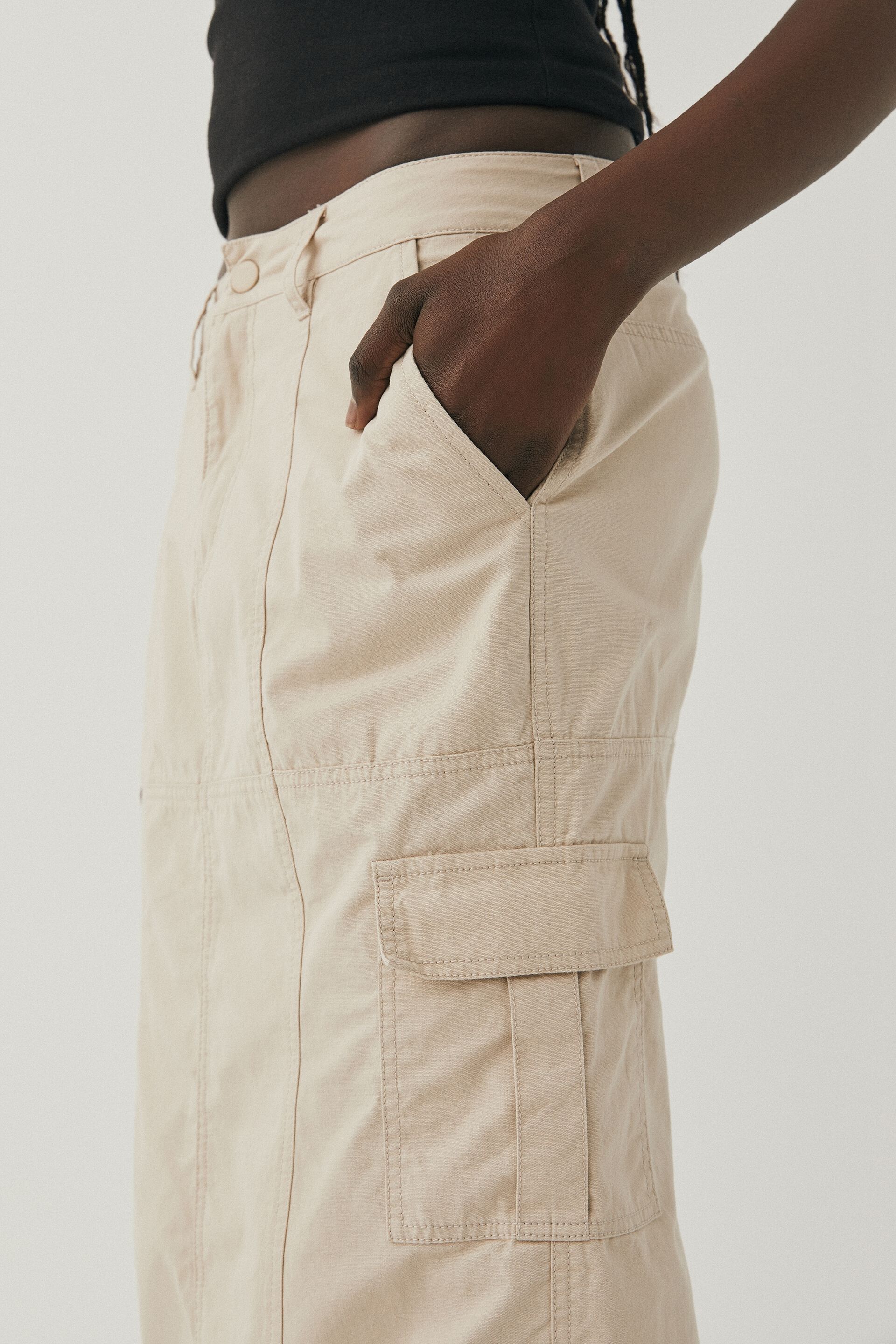 Taylor Cargo Maxi Skirt