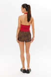 Ash Ponte Micro Short, DEVIN LEOPARD BLACK - alternate image 4