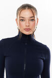 Tammy Active Zip Through Jacket, NIGHT NAVY - alternate image 4