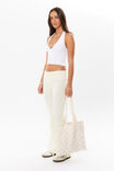 Fold Back Flare Pant, ICED YELLOW - alternate image 5